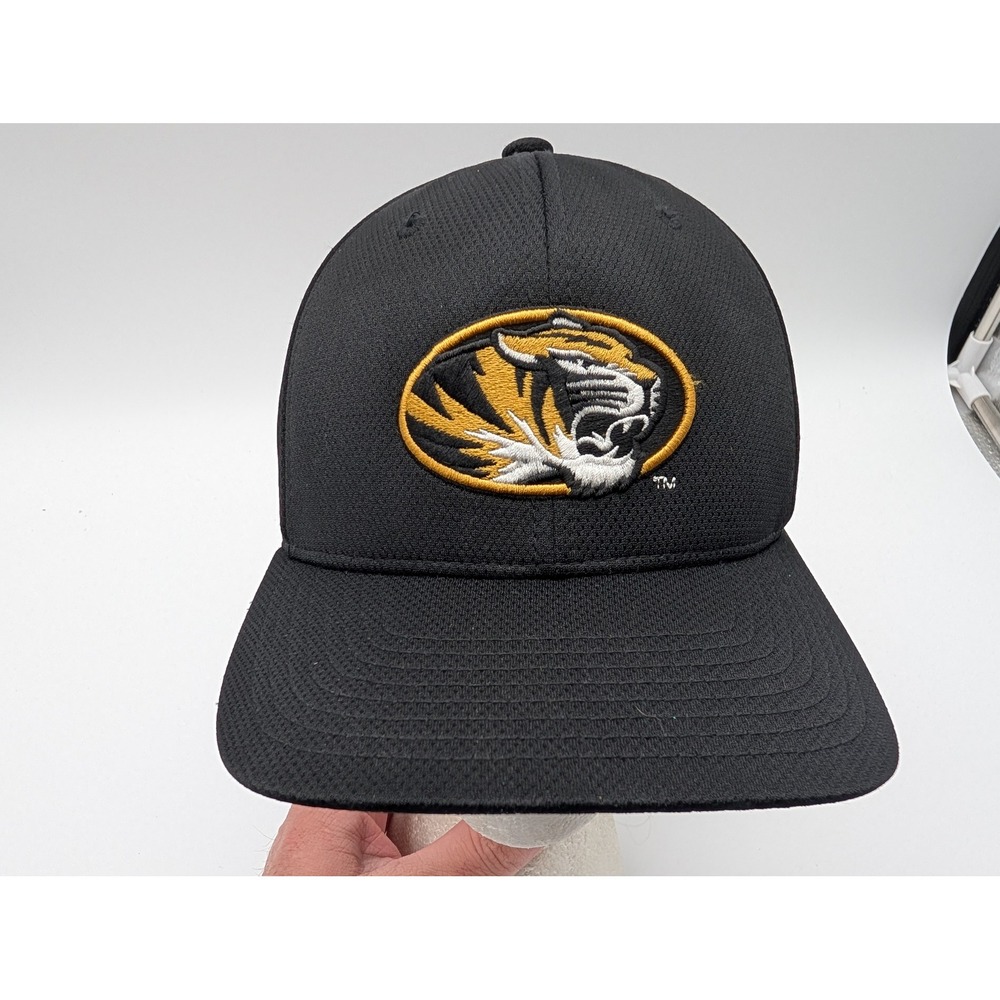 Top of the World Missouri Tigers Mizzou Flexfit Hat Black OSFM NCAA Cap
